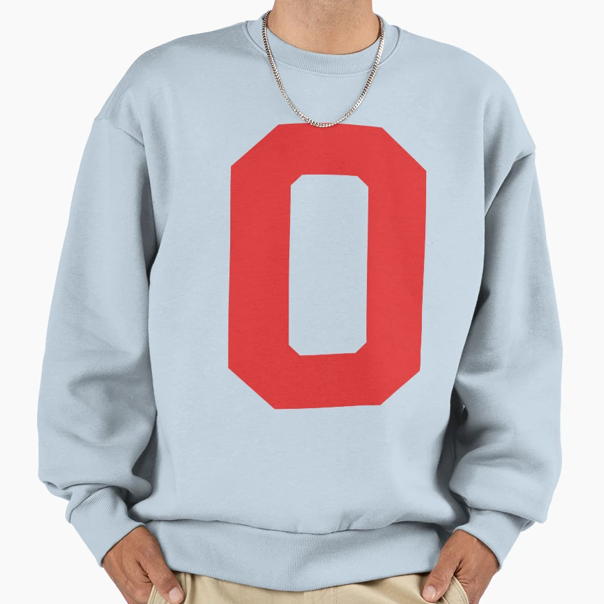 Number 0 Red Zero Sports Number 0 Sweatshirt - Casual Everyday Wear Unisex - T-Shirt, Sweatshirt, Hoodie