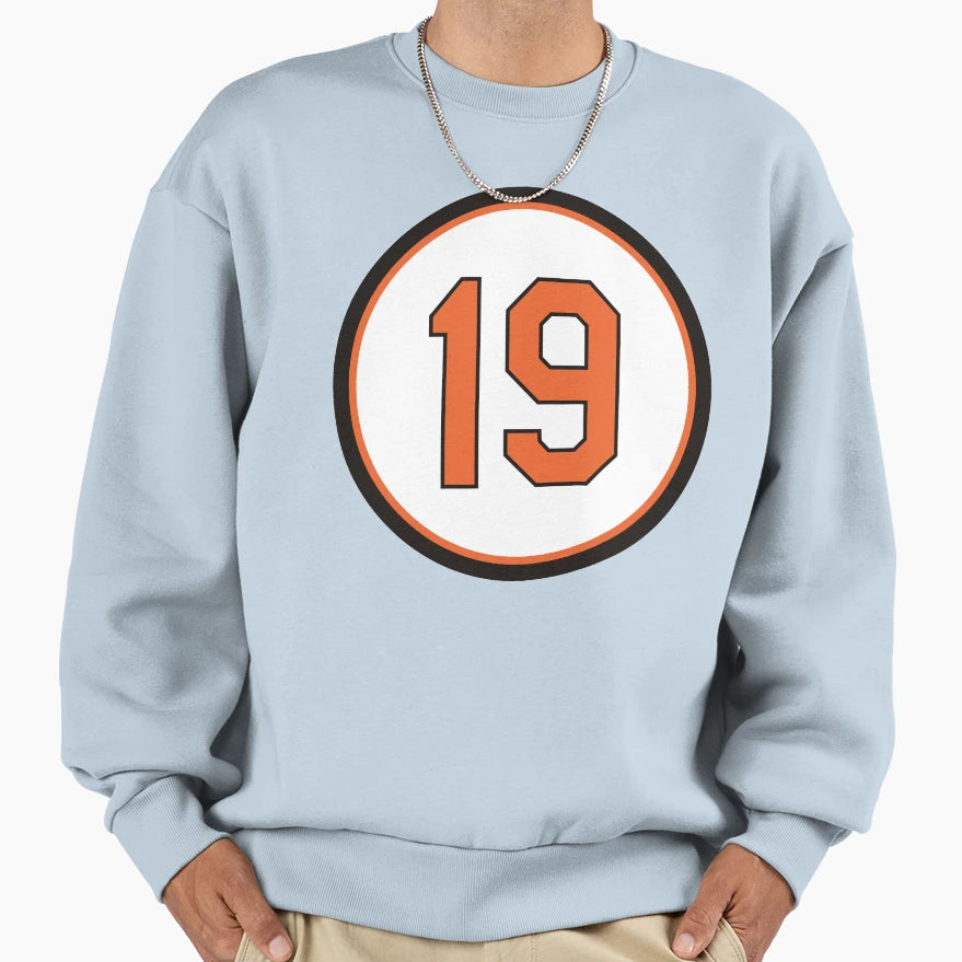 Chris Davis 19 Jersey Number Sweatshirt - Minimalist Print Unisex - T-Shirt, Sweatshirt, Hoodie