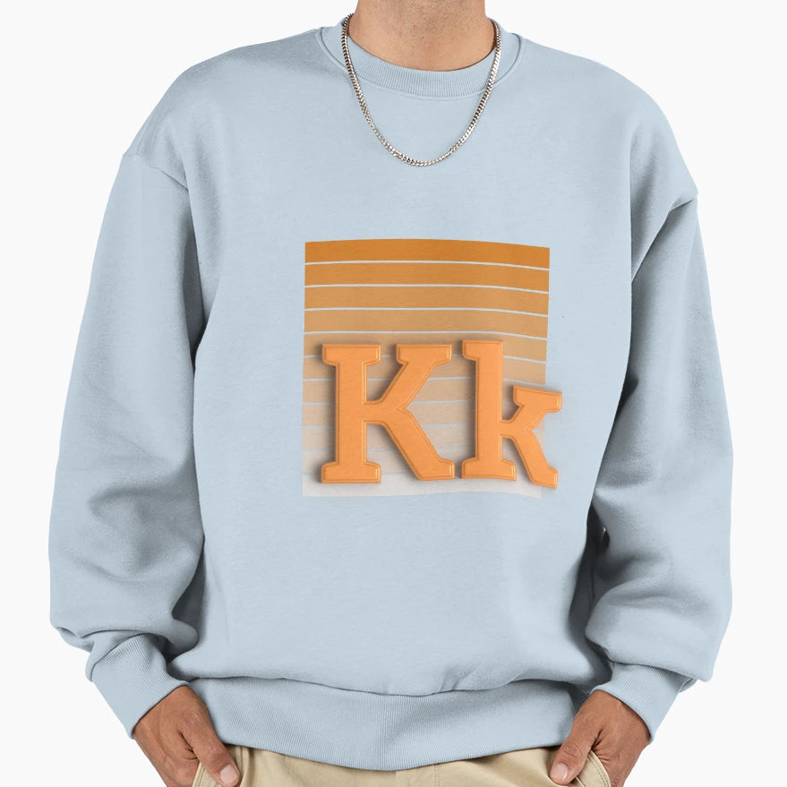 K Letter Sweatshirt - Graphic Print Unisex - T-Shirt, Sweatshirt, Hoodie