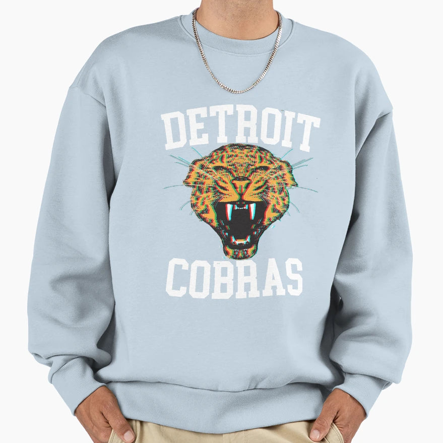 Detroit Cobras Rock Band Sweatshirt - Custom Art Print Men Women - T-Shirt, Sweatshirt, Hoodie