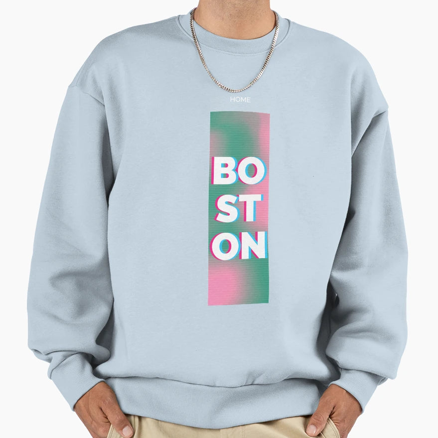 Boston Sweatshirt - Custom Art Print for Adults - T-Shirt, Sweatshirt, Hoodie