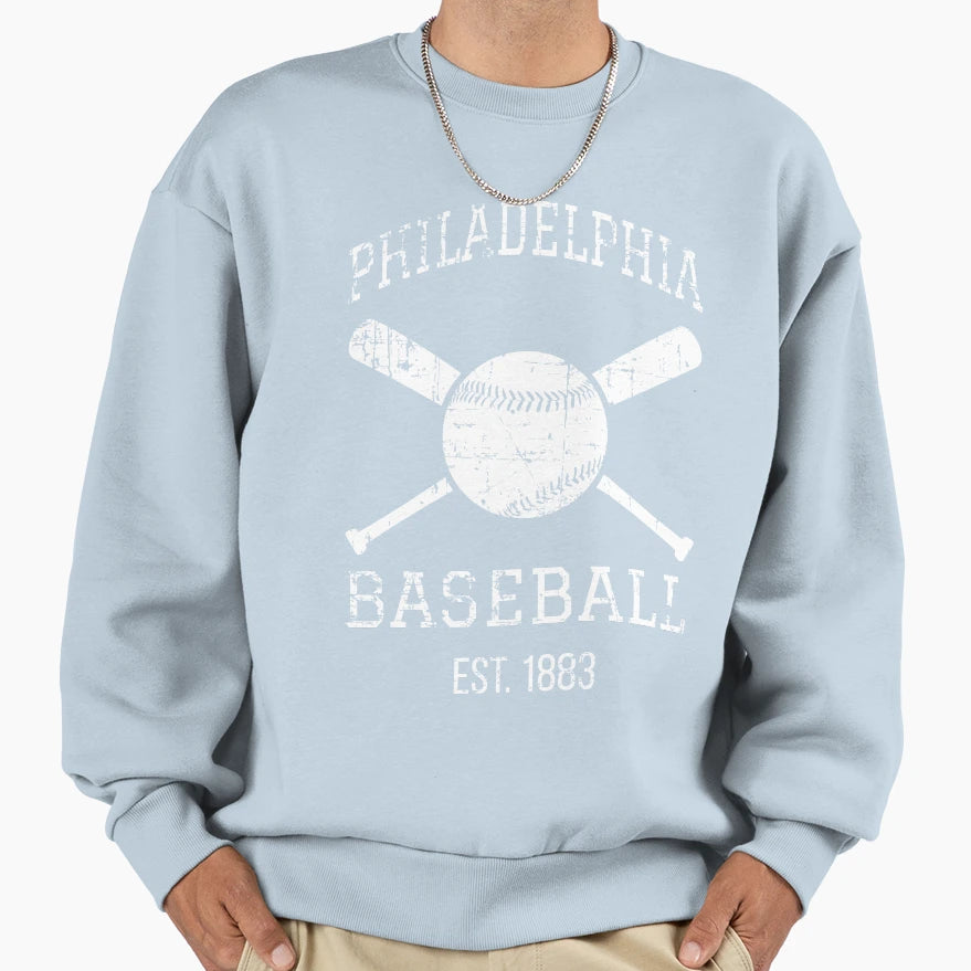 Philadelphia Baseball Team I Sweatshirt - Casual Everyday Wear Unisex - T-Shirt, Sweatshirt, Hoodie