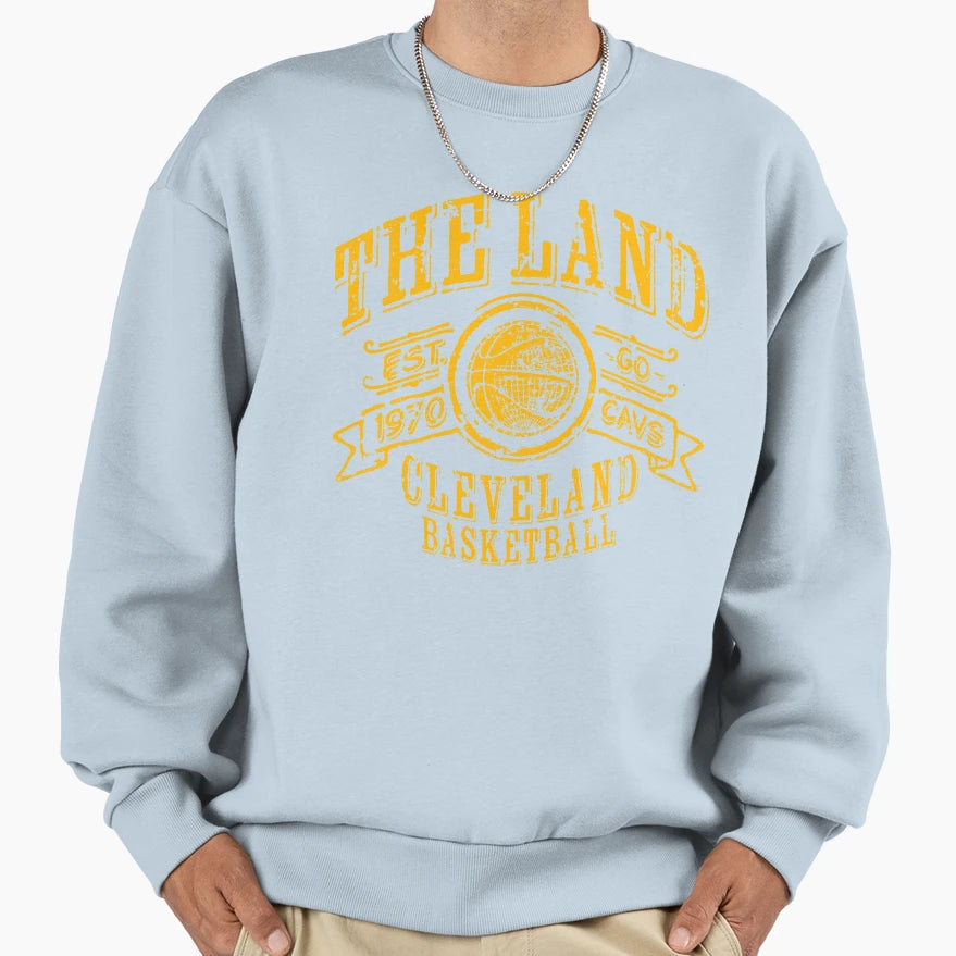 Land Basketball Sweatshirt - Aesthetic Graphic for Adults - T-Shirt, Sweatshirt, Hoodie
