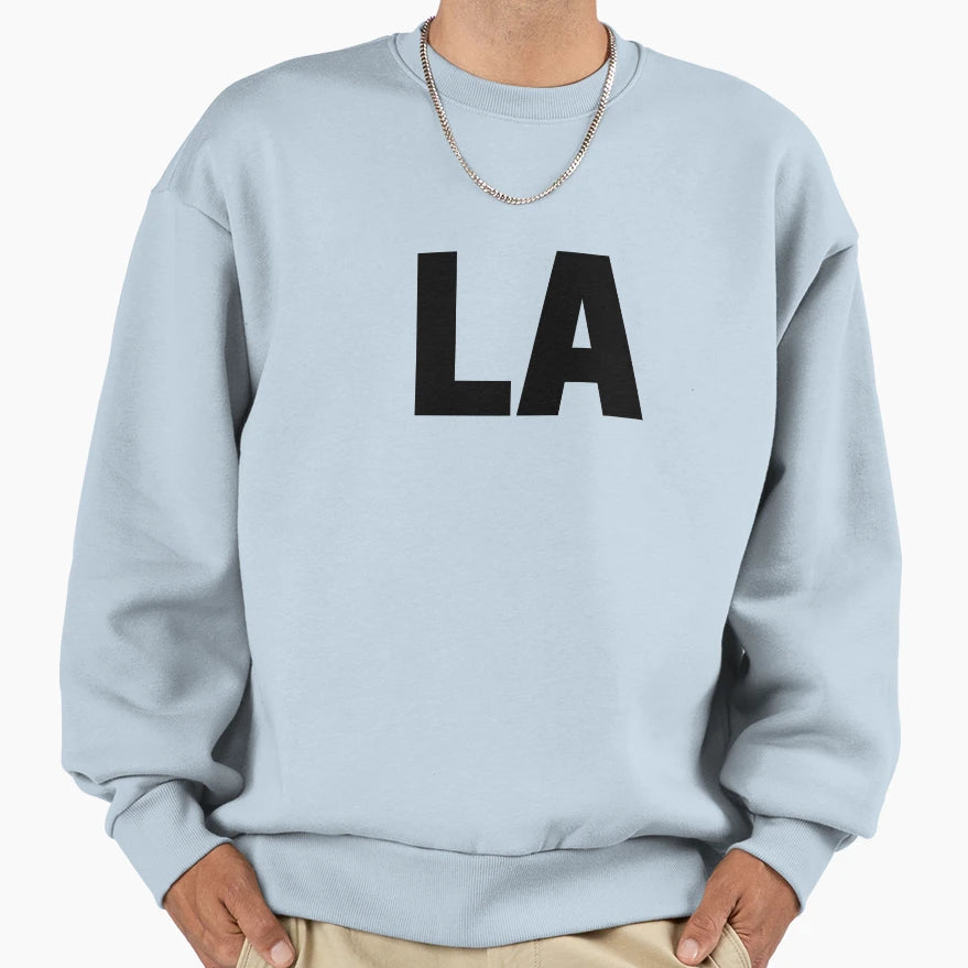 La Los Angeles Sweatshirt - Trendy Graphic for Adults - T-Shirt, Sweatshirt, Hoodie