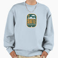 Seattle Skyline Travel Sweatshirt - Novelty Apparel for Adults - T-Shirt, Sweatshirt, Hoodie