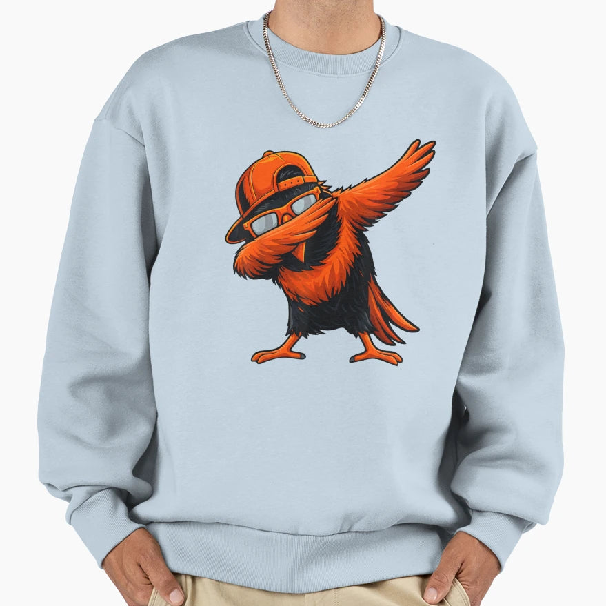 Funny Dabbing Raven Bird T-Shirt - Casual Everyday Wear Men Women - T-Shirt, Sweatshirt, Hoodie