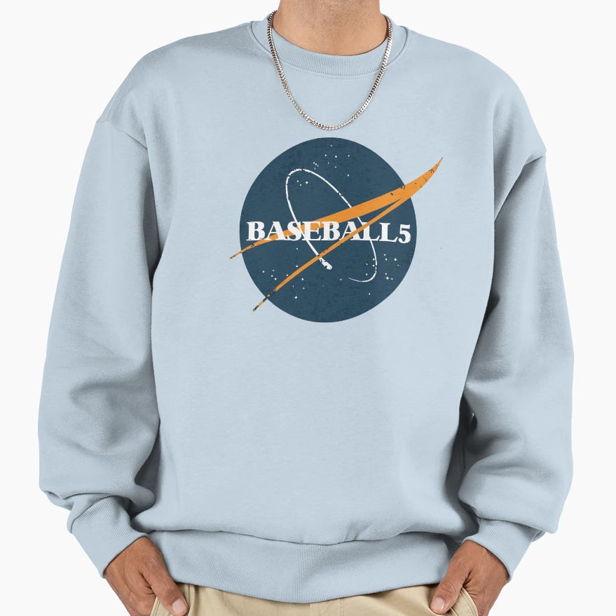 Baseball5 Space Sweatshirt - Minimalist Print for Adults - T-Shirt, Sweatshirt, Hoodie