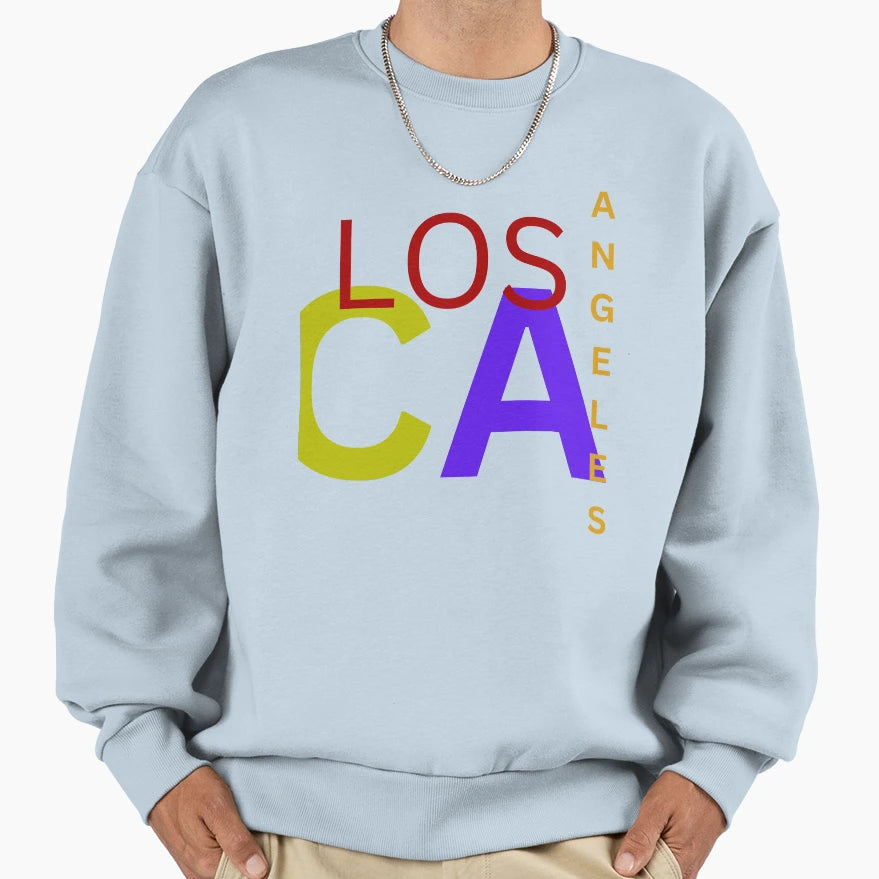 Los Angeles Sweatshirt - Aesthetic Graphic Unisex - T-Shirt, Sweatshirt, Hoodie