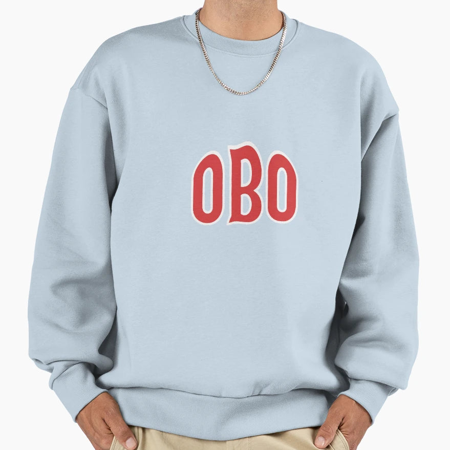 Black Obo Loogo Sweatshirt - Novelty Apparel Unisex - T-Shirt, Sweatshirt, Hoodie
