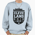 Cleveland Ohio Usa City Skyline Sweatshirt - Unique Graphic Unisex - T-Shirt, Sweatshirt, Hoodie