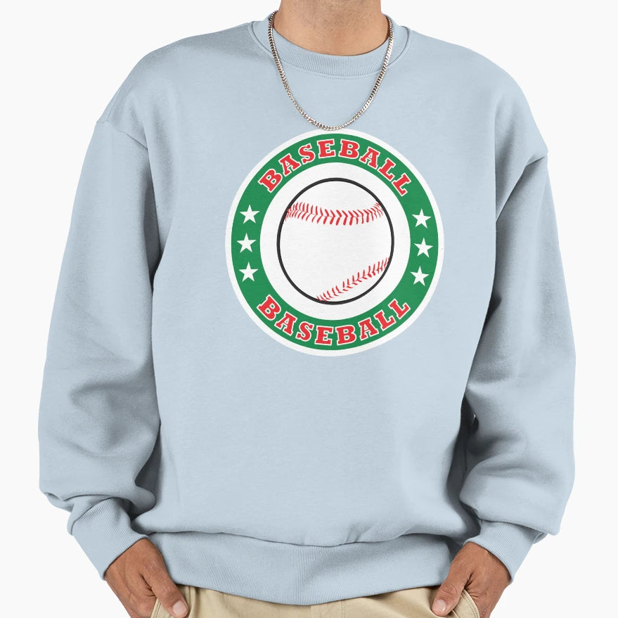 Baseball Sweatshirt - Unique Graphic Men Women - T-Shirt, Sweatshirt, Hoodie