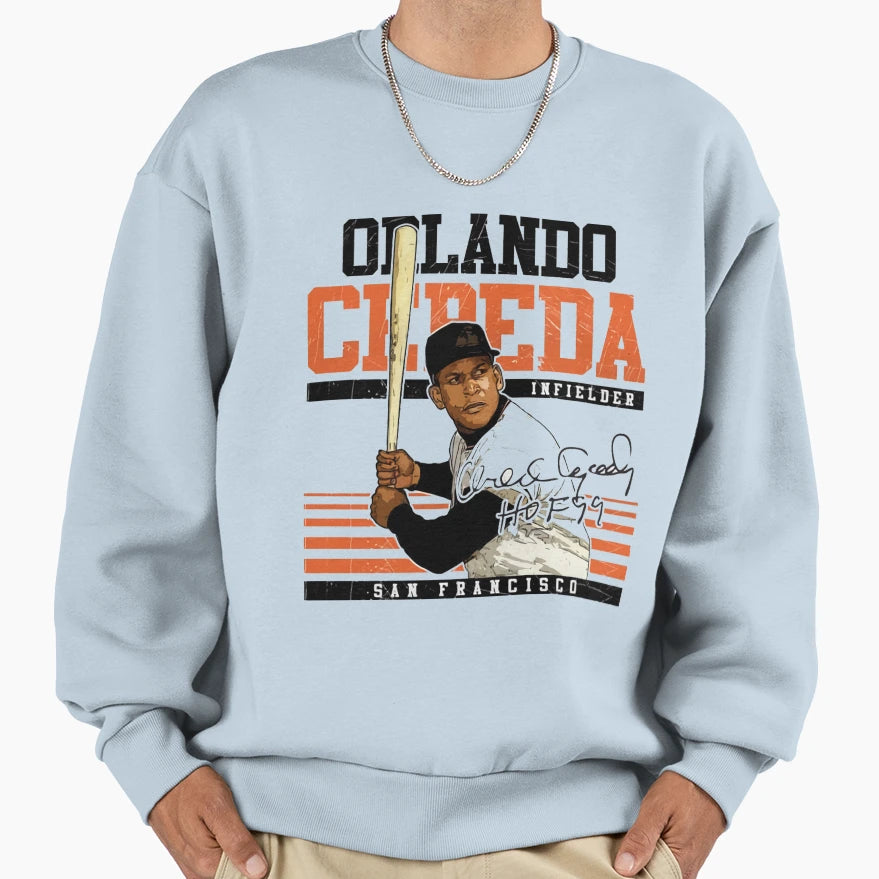 Orlando Cepeda Sport Sweatshirt - Unique Graphic Unisex - T-Shirt, Sweatshirt, Hoodie