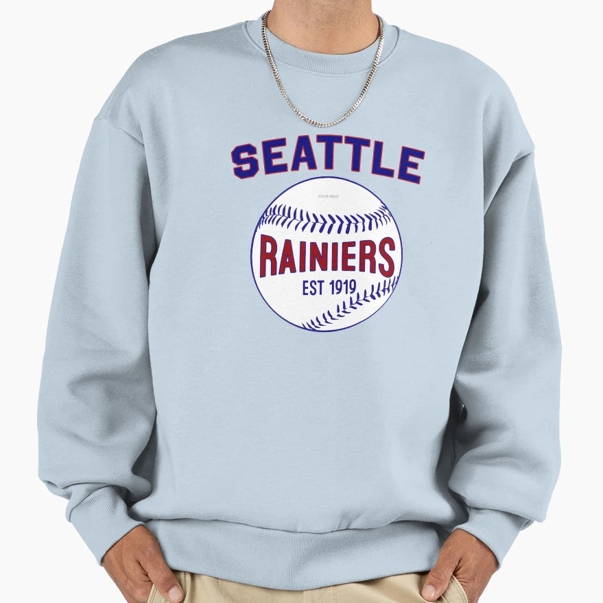 Seattle Rainiers Est 1919 Sweatshirt - Casual Everyday Wear Men Women - T-Shirt, Sweatshirt, Hoodie