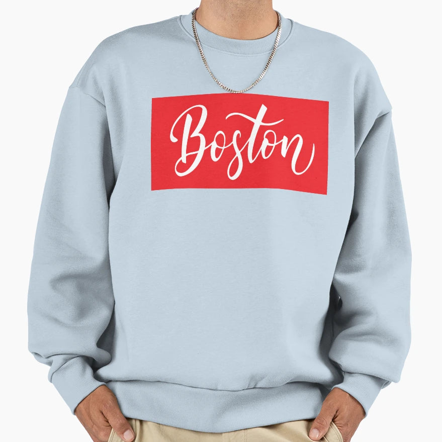 Boston Raised Me Massachusetts New Sweatshirt - Graphic Print for Adults - T-Shirt, Sweatshirt, Hoodie