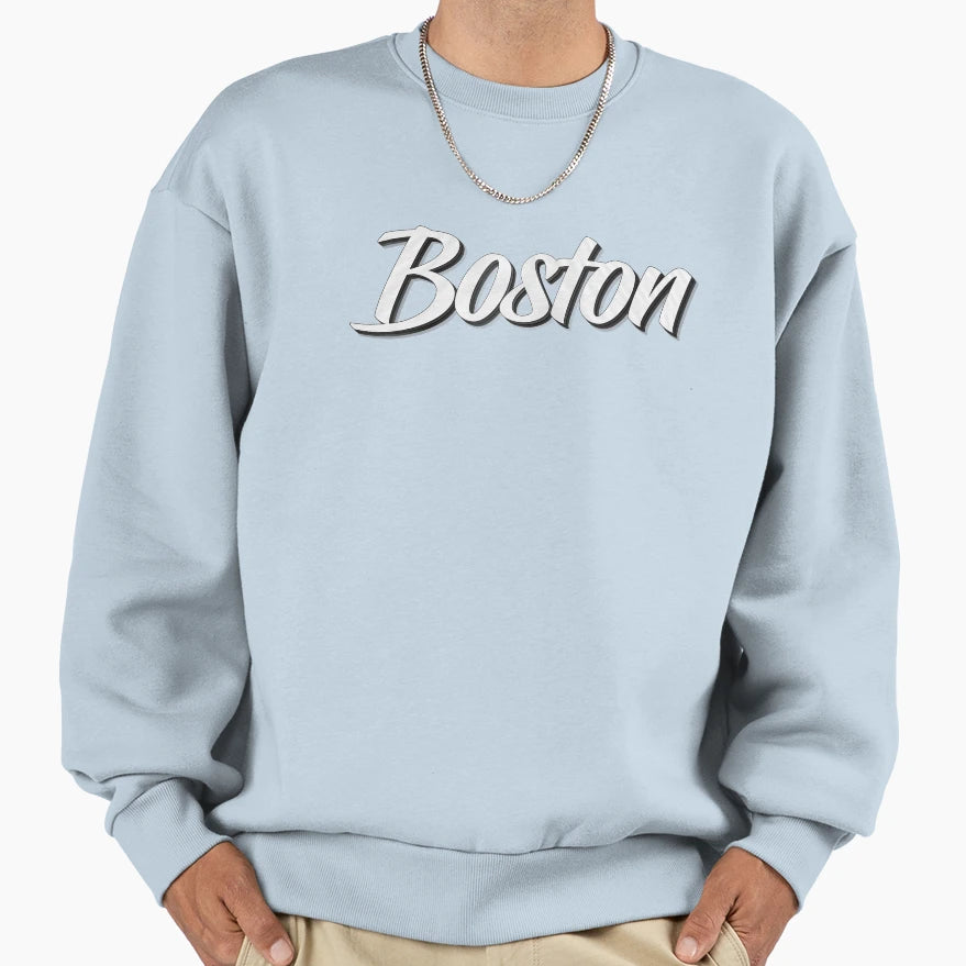 Boston Raised Me Massachusetts Sweatshirt - Aesthetic Graphic Men Women - T-Shirt, Sweatshirt, Hoodie