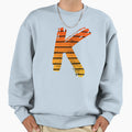 Letter K Initials Sweatshirt - Fun Novelty Design Men Women - T-Shirt, Sweatshirt, Hoodie