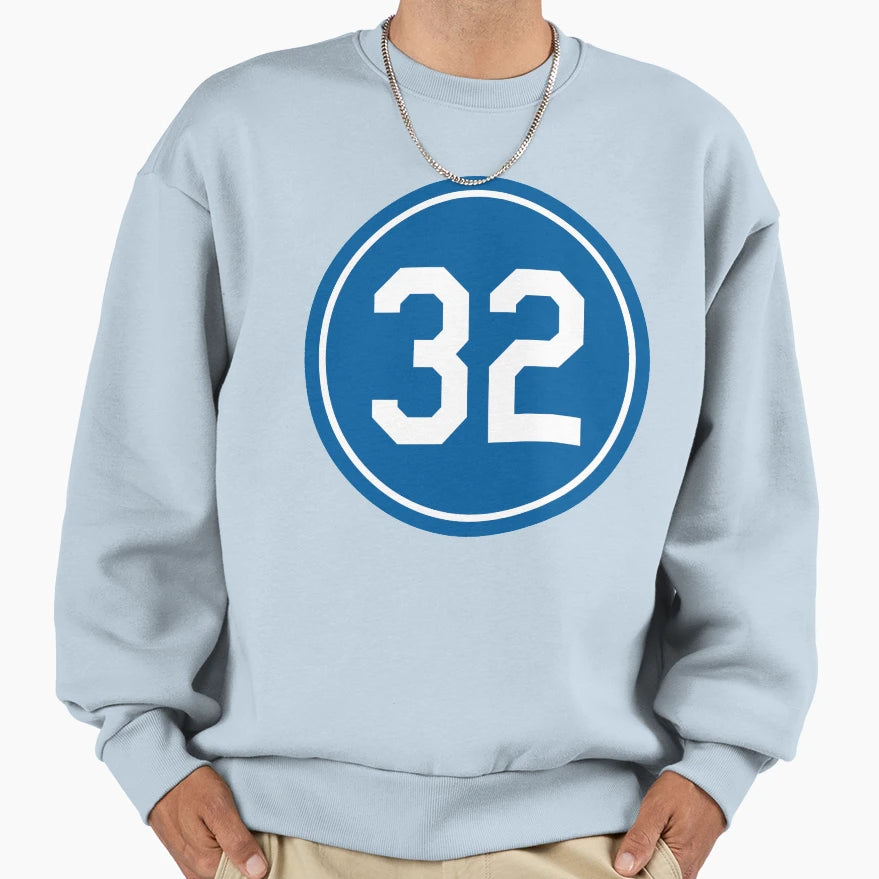 Sandy Koufax 32 Jersey Number Sweatshirt - Minimalist Print Men Women - T-Shirt, Sweatshirt, Hoodie