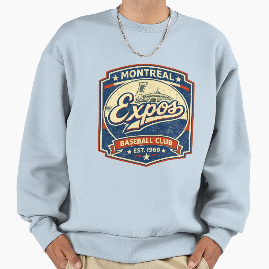 Defunct Montreal Expos Baseball T-Shirt - Aesthetic Graphic Men Women - T-Shirt, Sweatshirt, Hoodie