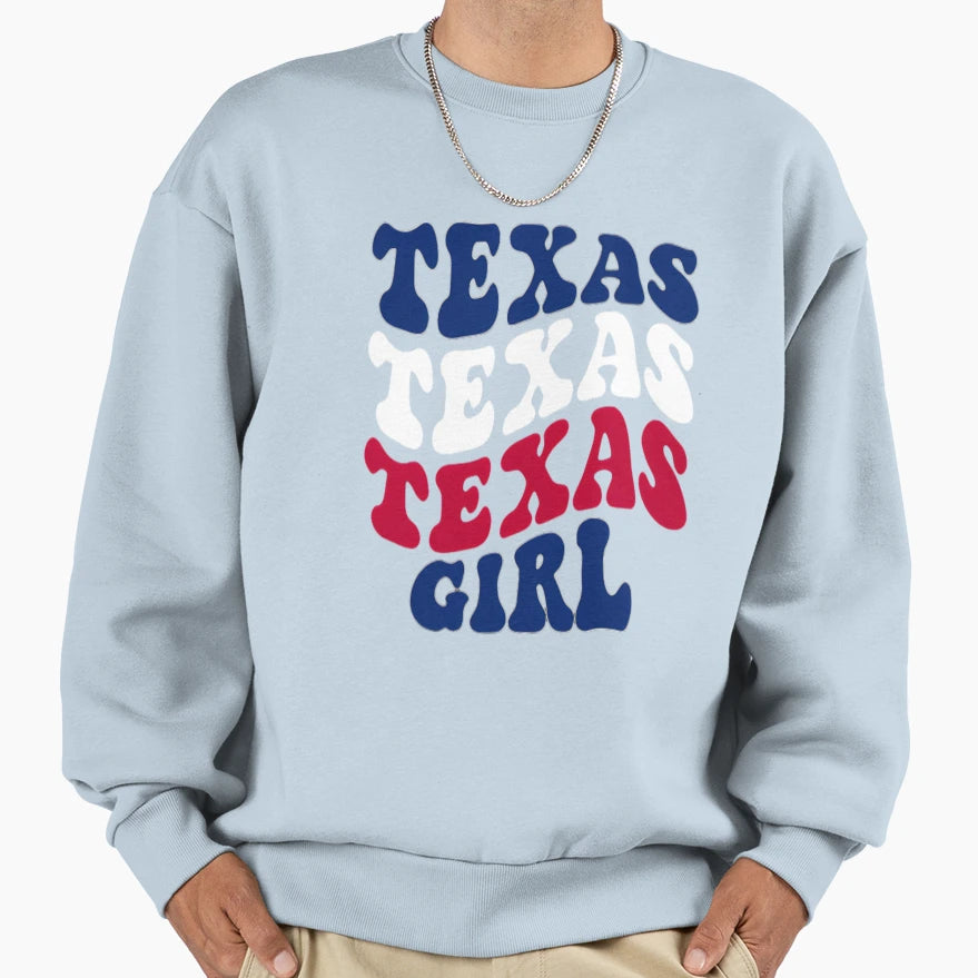 Texas Groovy Tx Sweatshirt - Unique Graphic Unisex - T-Shirt, Sweatshirt, Hoodie