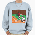 Baseball Sweatshirt - Custom Art Print Men Women - T-Shirt, Sweatshirt, Hoodie
