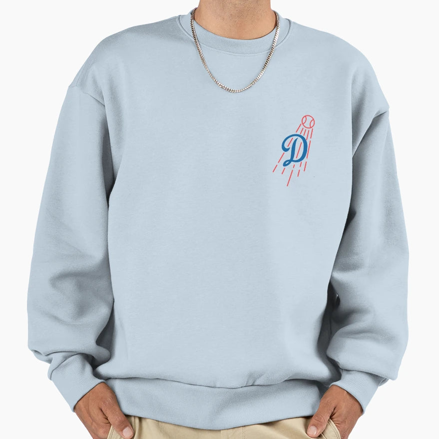 La Baseball Sweatshirt - Custom Art Print for Adults - T-Shirt, Sweatshirt, Hoodie