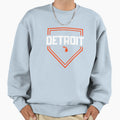 Detroit Baseball Michigan Home Sweatshirt - Casual Everyday Wear Unisex - T-Shirt, Sweatshirt, Hoodie