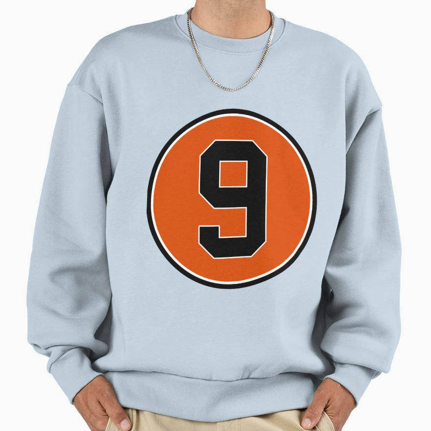 Brady Anderson 9 Jersey Numberactive Sweatshirt - Graphic Print Unisex - T-Shirt, Sweatshirt, Hoodie