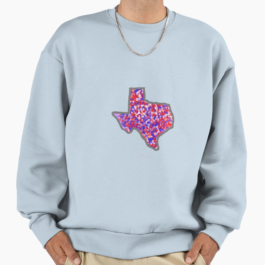 Merica Texas Sweatshirt - Graphic Print Unisex - T-Shirt, Sweatshirt, Hoodie