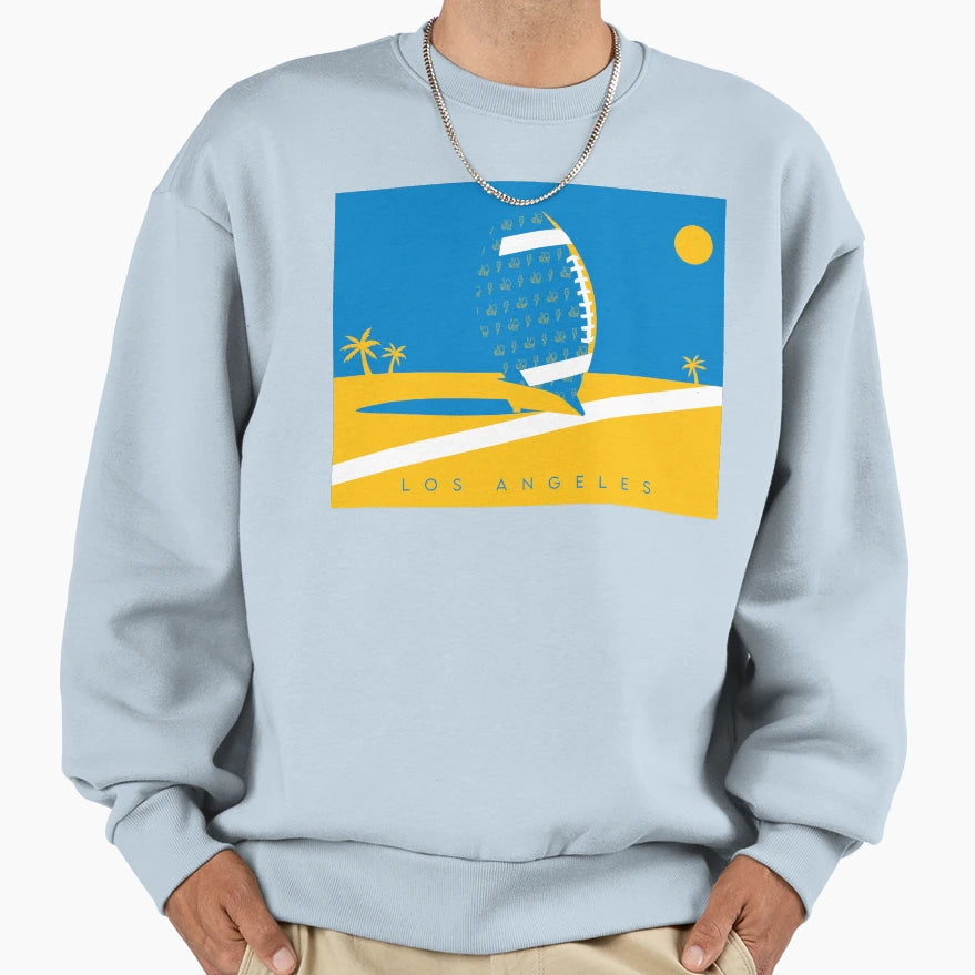 Los Angeles Football Nfl Fan Art Sweatshirt - Fun Novelty Design Men Women - T-Shirt, Sweatshirt, Hoodie
