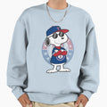 Snoopy Rangers Baseball Sweatshirt - Fun Novelty Design Men Women - T-Shirt, Sweatshirt, Hoodie