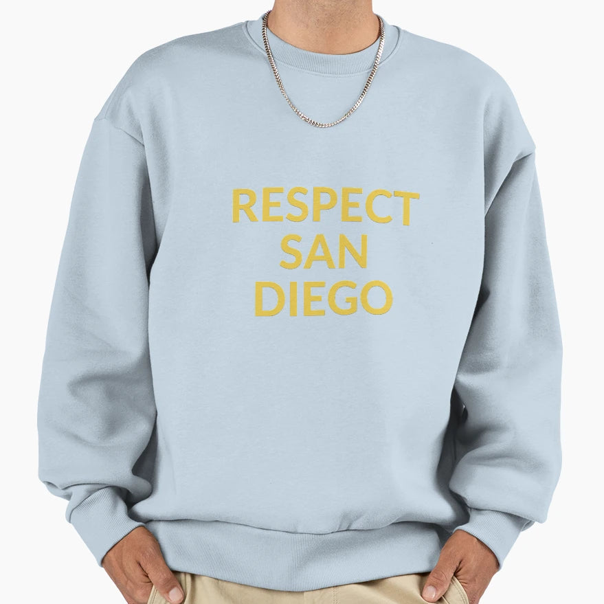 Respect San Diego Sweatshirt - Casual Everyday Wear for Adults - T-Shirt, Sweatshirt, Hoodie