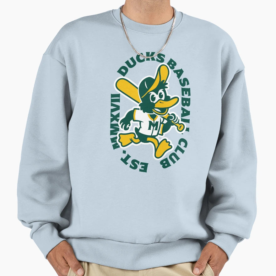Ducks Baseball Club Est Mmxvii Sweatshirt - Aesthetic Graphic Men Women - T-Shirt, Sweatshirt, Hoodie