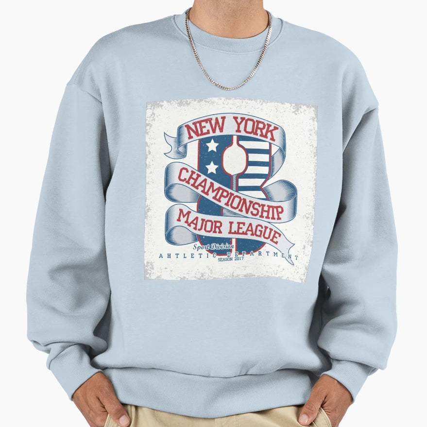 Baseball New York Sweatshirt - Trendy Graphic Men Women - T-Shirt, Sweatshirt, Hoodie