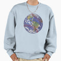 Baseball Earth Sweatshirt - Trendy Graphic Men Women - T-Shirt, Sweatshirt, Hoodie