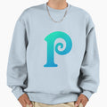 P Letter Sweatshirt - Minimalist Print Men Women - T-Shirt, Sweatshirt, Hoodie