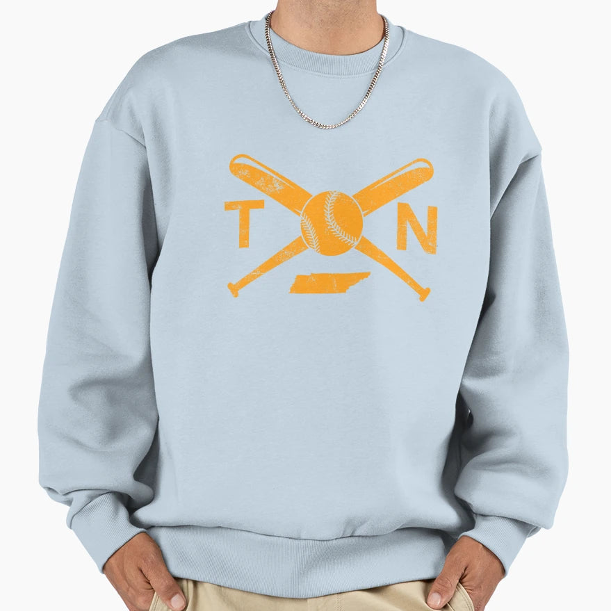 Tennessee Baseball Love Tn Sweatshirt - Aesthetic Graphic Men Women - T-Shirt, Sweatshirt, Hoodie