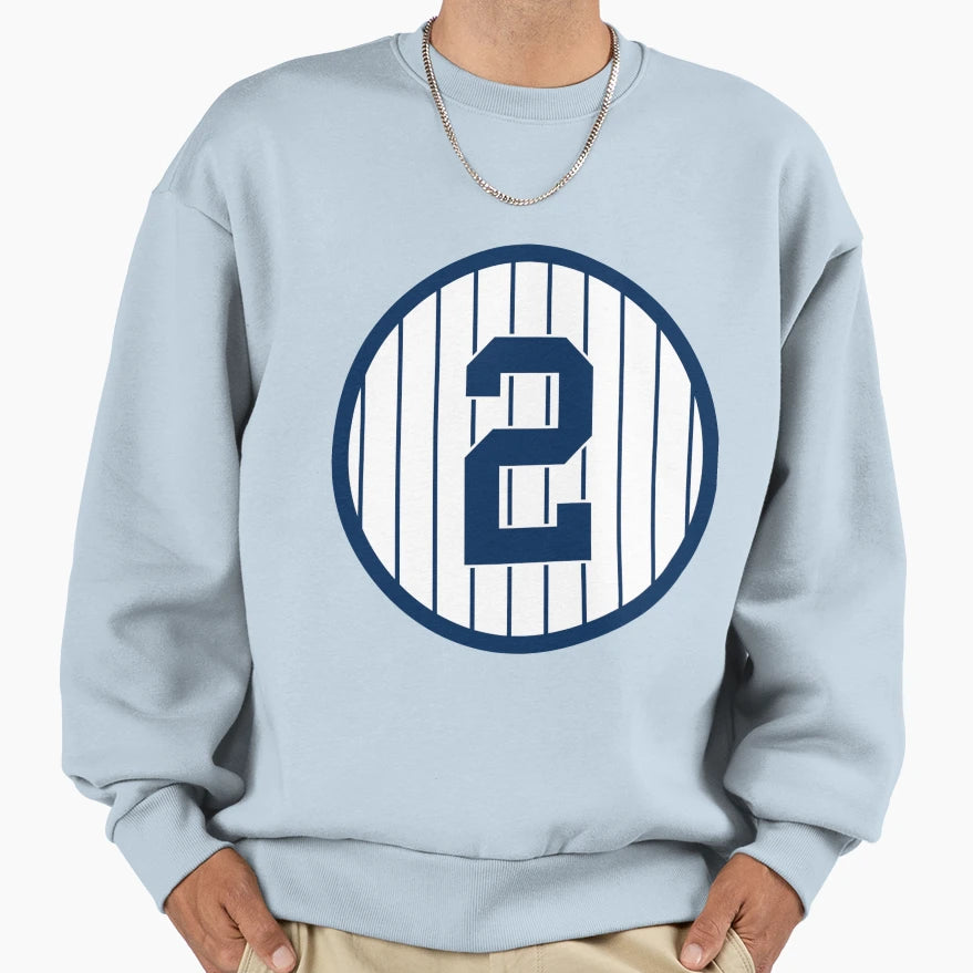 Derek Jeter 2 Jersey Number Sweatshirt - Streetwear Style Men Women - T-Shirt, Sweatshirt, Hoodie