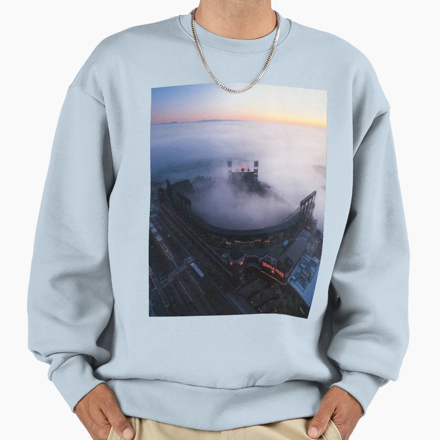 Sunrise Over Oracle Park Sweatshirt - Casual Everyday Wear for Adults - T-Shirt, Sweatshirt, Hoodie