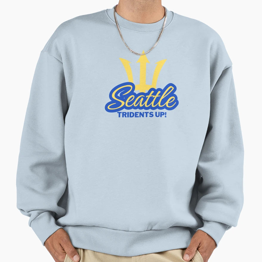 Seattle Tridents Up Sweatshirt - Unique Graphic Men Women - T-Shirt, Sweatshirt, Hoodie
