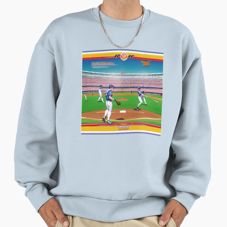 Baseball Sweatshirt - Graphic Print Unisex - T-Shirt, Sweatshirt, Hoodie