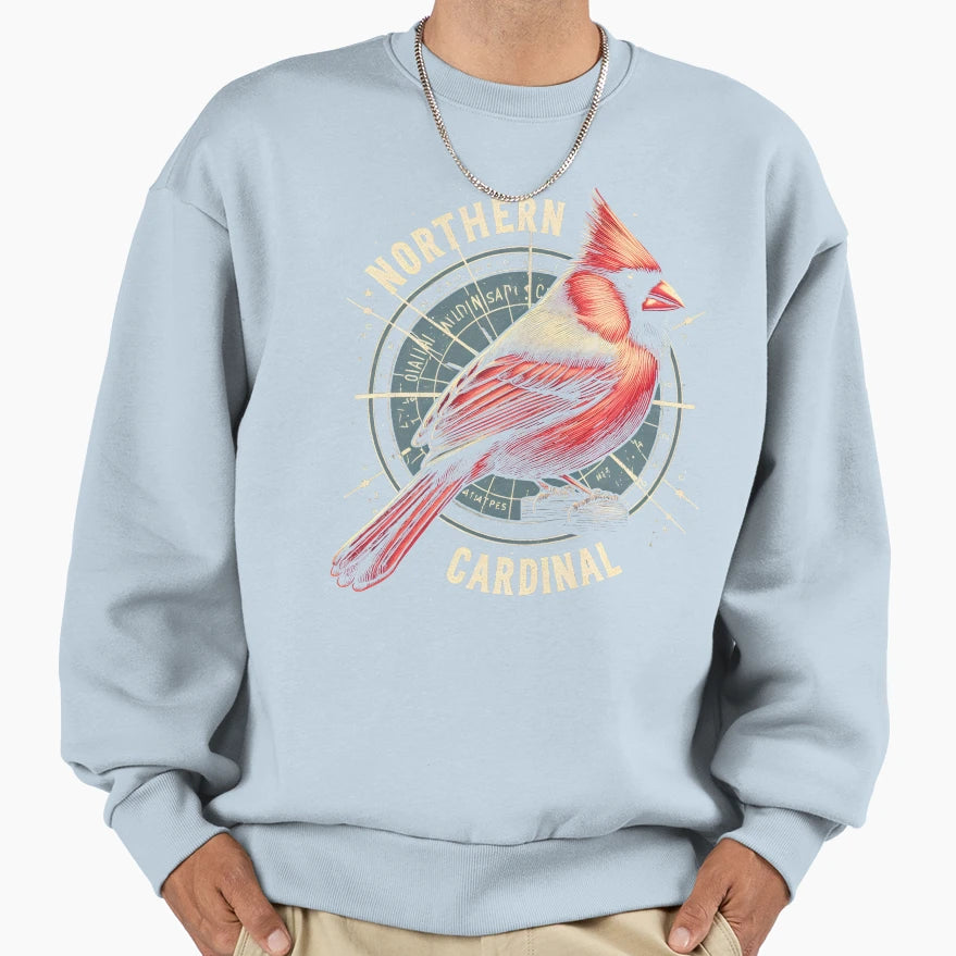 Northern Cardinal 3 Sweatshirt - Novelty Apparel Men Women - T-Shirt, Sweatshirt, Hoodie