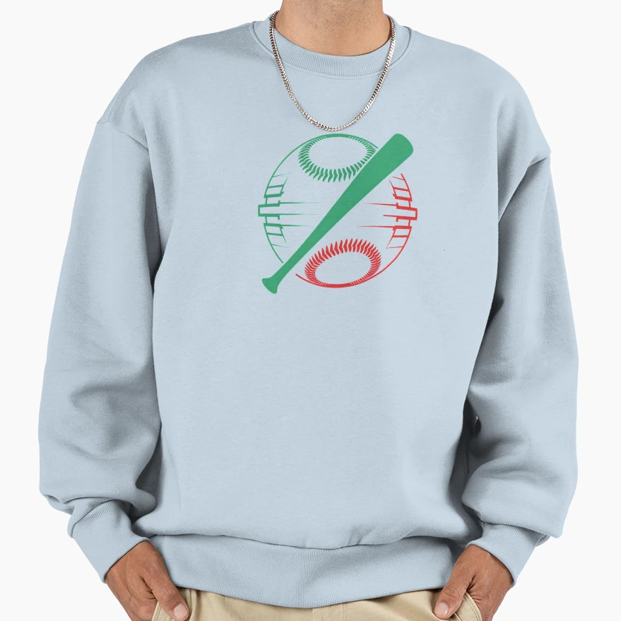 Futuristic Baseball Fusi Sweatshirt - Aesthetic Graphic Men Women - T-Shirt, Sweatshirt, Hoodie