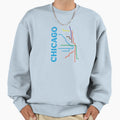 Chicago L Sweatshirt - Custom Art Print Unisex - T-Shirt, Sweatshirt, Hoodie