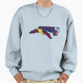 Abstract North Carolina State Sweatshirt - Graphic Print for Adults - T-Shirt, Sweatshirt, Hoodie
