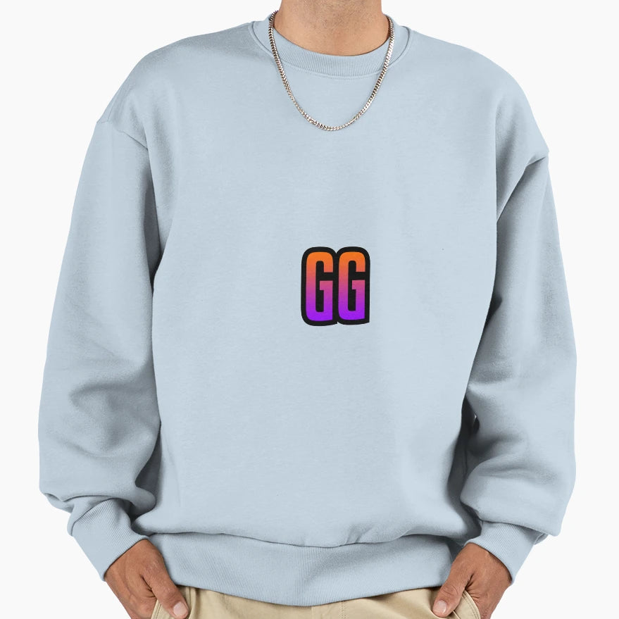 Gg Good Game Neon Sunset Sweatshirt - Novelty Apparel for Adults - T-Shirt, Sweatshirt, Hoodie