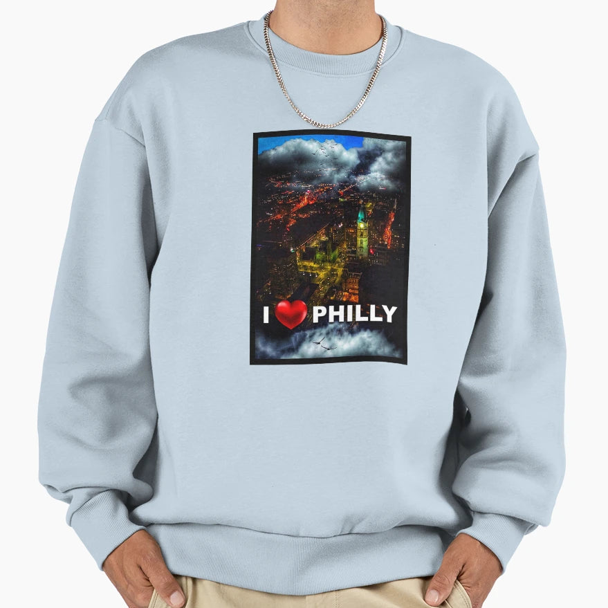 I Love Philadelphia Pa Sweatshirt - Streetwear Style Unisex - T-Shirt, Sweatshirt, Hoodie