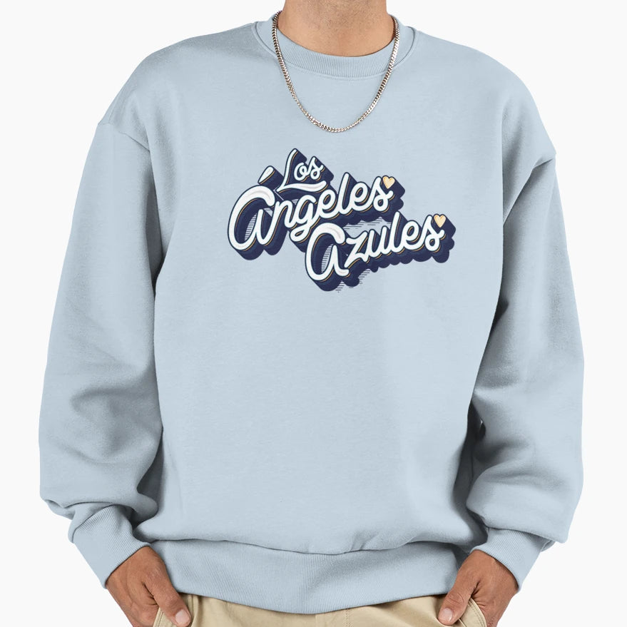 Los Angeles Azules Mexican Band Sweatshirt - Unique Graphic Unisex - T-Shirt, Sweatshirt, Hoodie