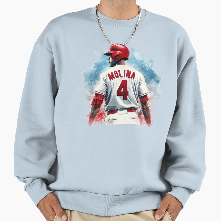 Yadier Molina Sweatshirt - Aesthetic Graphic for Adults - T-Shirt, Sweatshirt, Hoodie