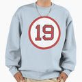 Jackie Bradley Jr 19 Jersey Number Sweatshirt - Aesthetic Graphic Unisex - T-Shirt, Sweatshirt, Hoodie