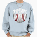 Atlanta Ball Lovers Skyline Atlanta Sweatshirt - Graphic Print Unisex - T-Shirt, Sweatshirt, Hoodie